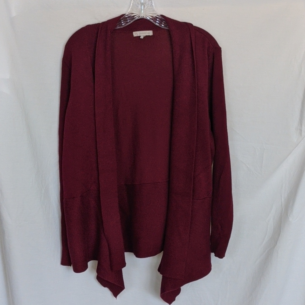 Dressbarn size 20 women's maroon cardigan